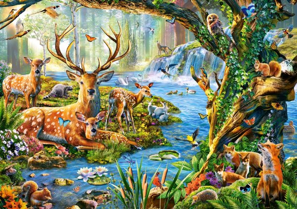 Пазл 2000 элементов Castorland лес