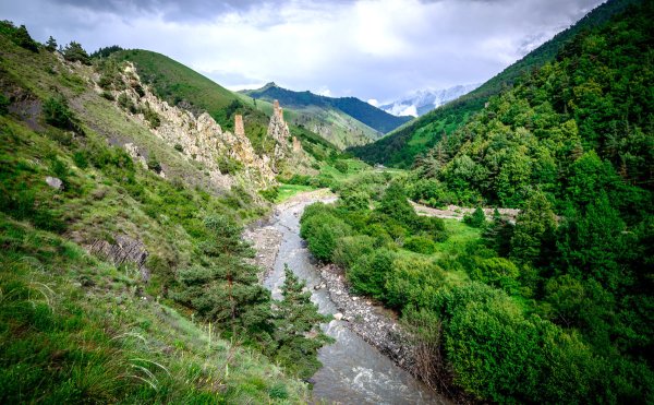 Ущелье реки Асса Ингушетия