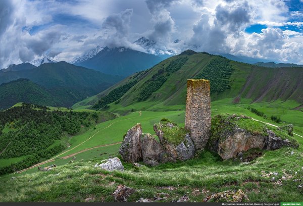 Горы Чечни Урус Мартан