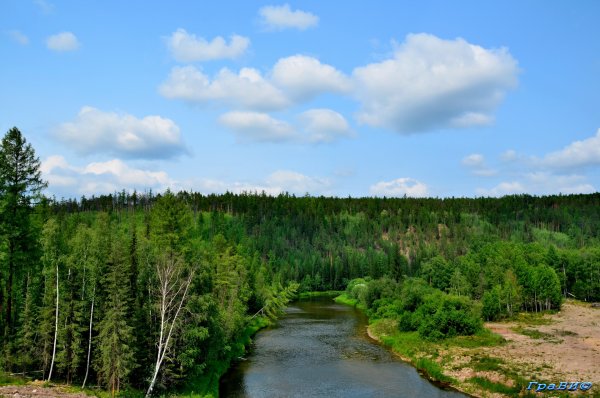 Иркутск Тайга река