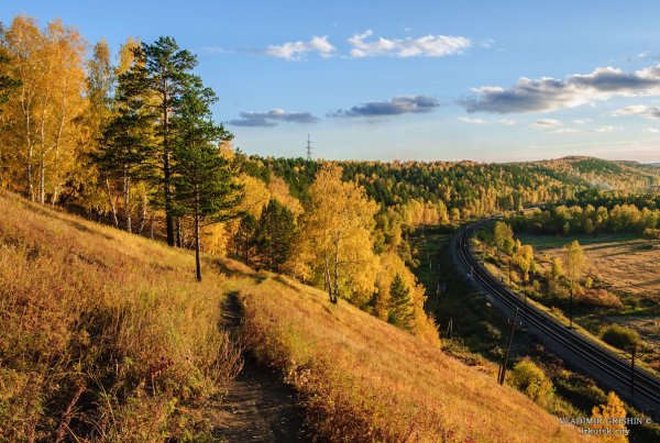 Природа Иркутск осень