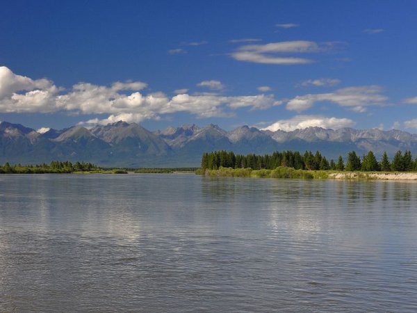 Река Киренга Иркутская