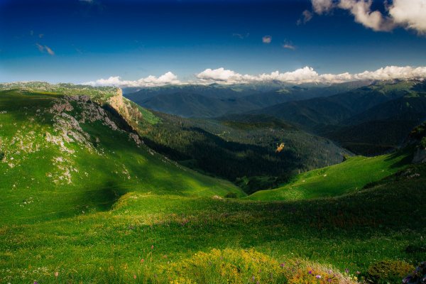 Хаджохская теснина осень