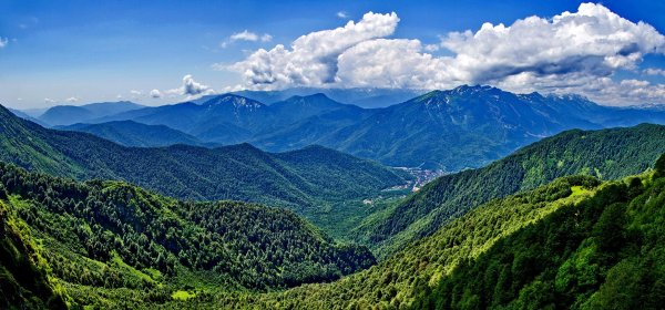 Красная Поляна горы панорама