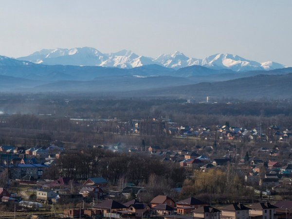 Река белая Гузерипль зимой