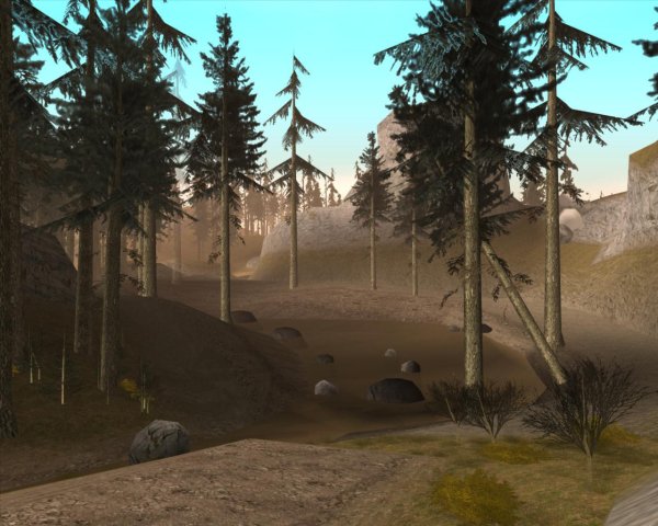 GTA San Andreas лес