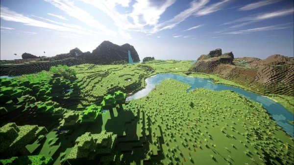 Minecraft ландшафт