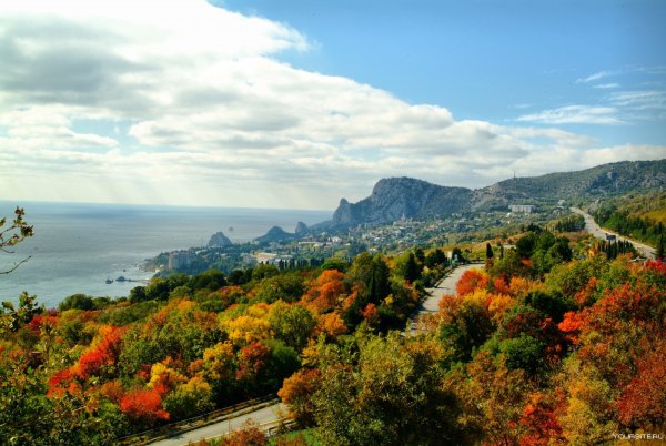 Южный берег Крыма осень