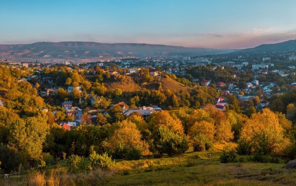 Кисловодск горы осенью