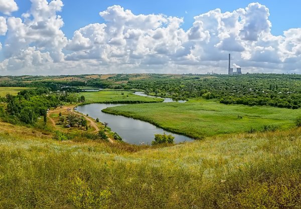 Речка Крынка Донецкая область