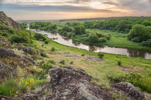 Донбасс реки Кальмиус