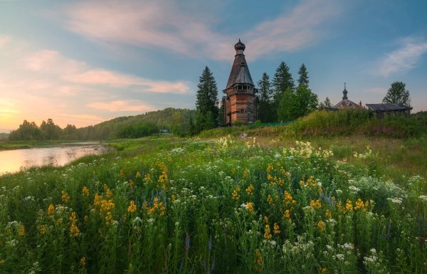 Деревенская Церковь Есенинская Русь