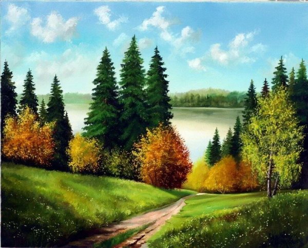 Пейзажи Владимира Деревенчука