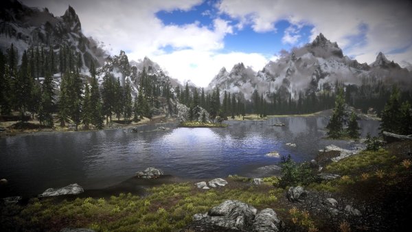 The Elder Scrolls пейзажи