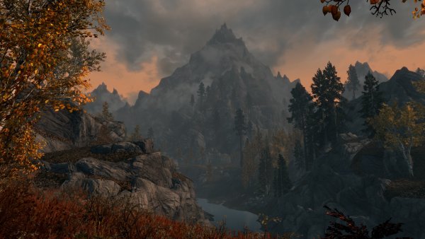 Skyrim the Elder Scrolls 5 гора