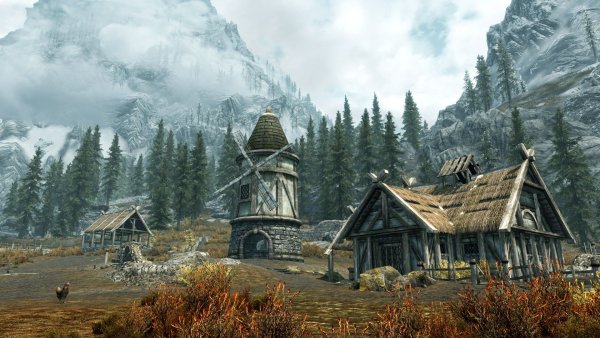 The Elder Scrolls v: Skyrim мир