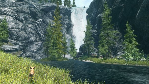 The Elder Scrolls v Skyrim пейзажи