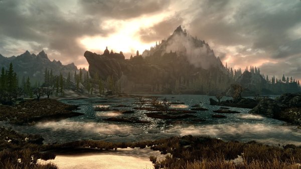 The Elder Scrolls пейзажи