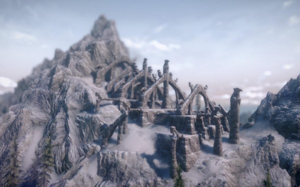 Skyrim the Elder Scrolls 5 гора