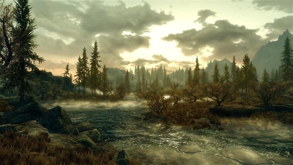 The Elder Scrolls пейзажи