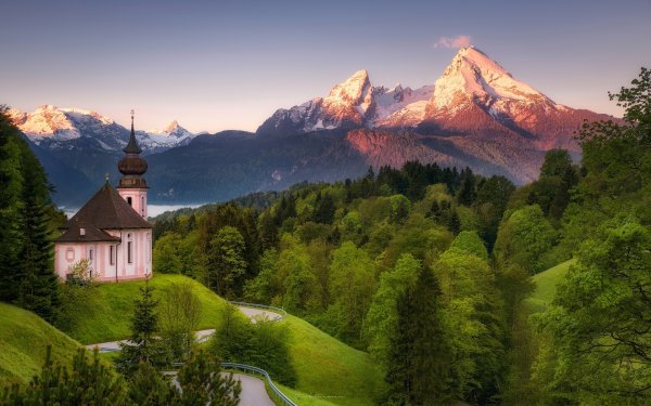 Берхтесгаден, Бавария, Германия осенью