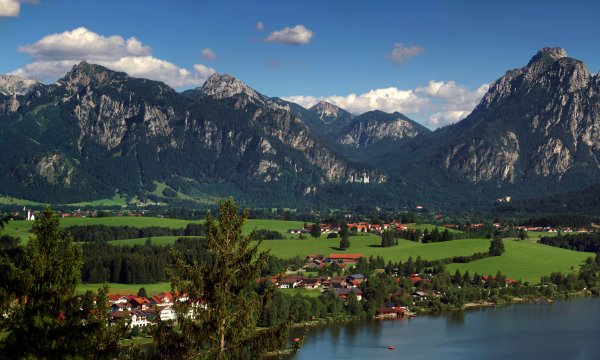 Бавария Германия горы