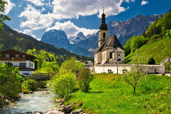 Баварские Альпы в Германии