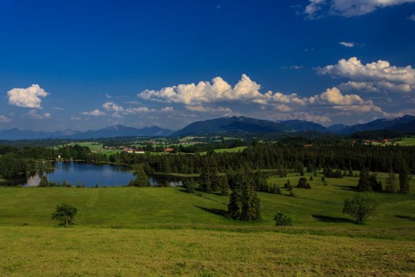 Бавария Германия природа