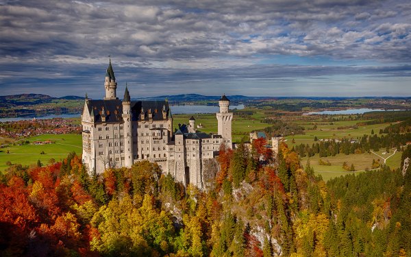 Нойшванштайн, Южная Бавария, Германия