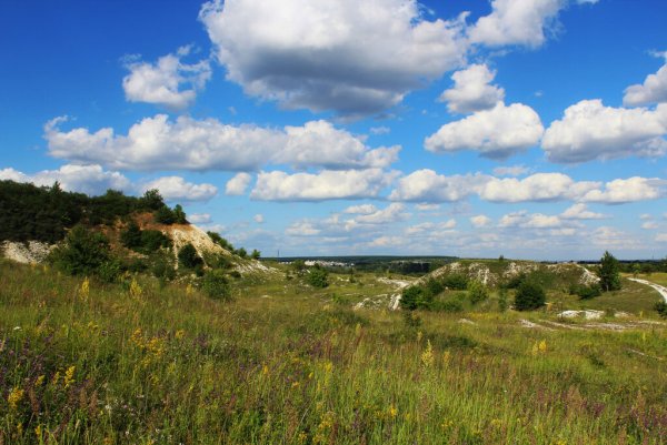 Меловые горы Шебекино