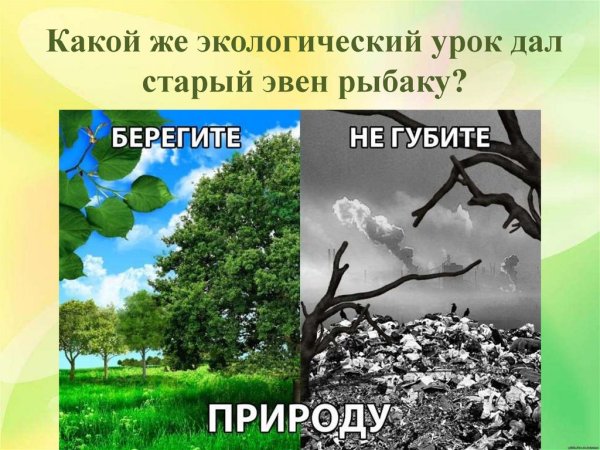 Слайд берегите природу