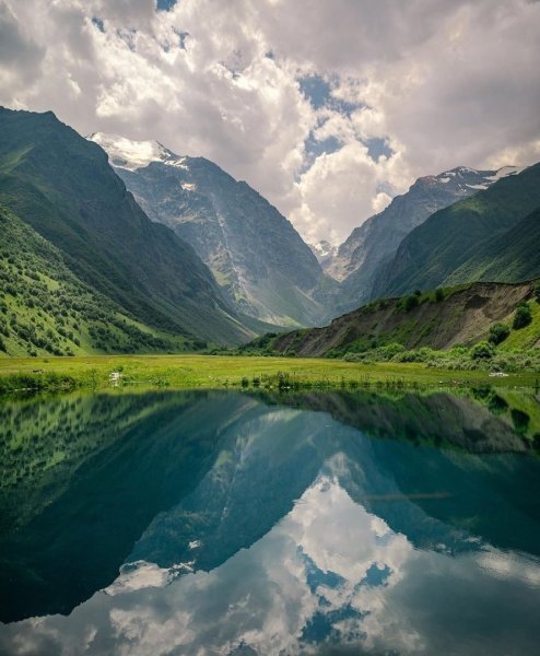 Водопад Зейгалан в Северной Осетии