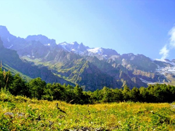Северная Осетия горы осень