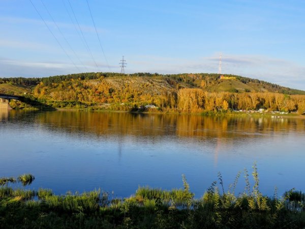 Речка Томь Кемерово