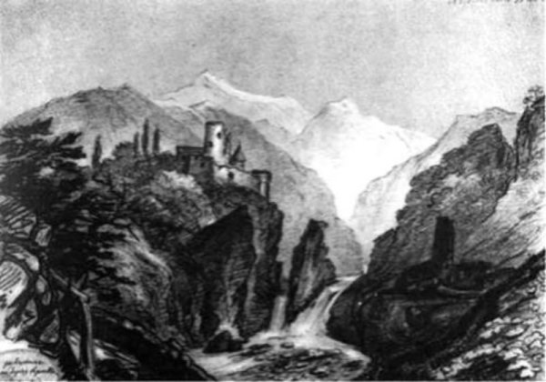 Ю.М Лермонтов крестовая гора