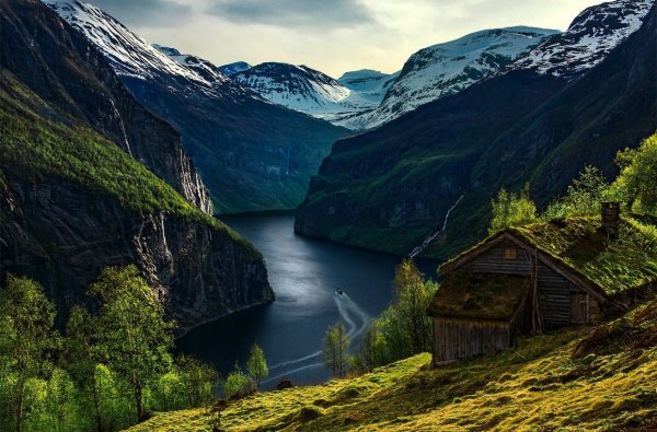 Норвегия природа фьорды