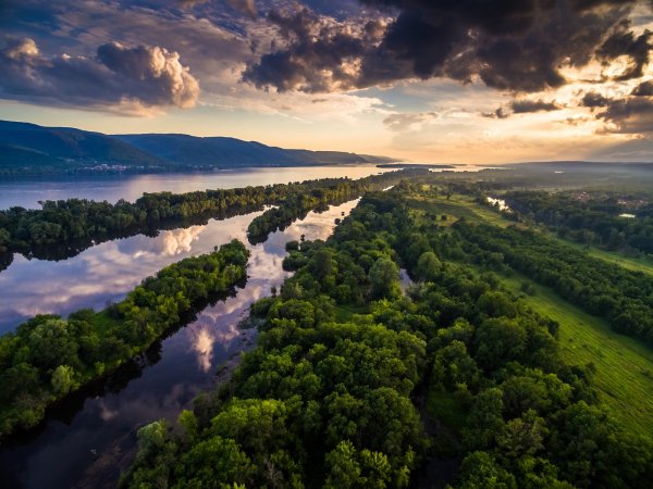Природа Самара река Самарка