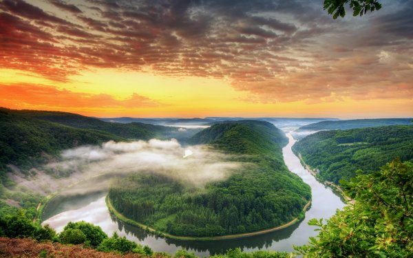 Река Саар Германия