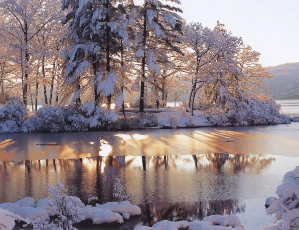 Красивые пейзажи зимы