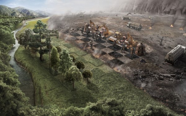 Экологическая катастрофа арт