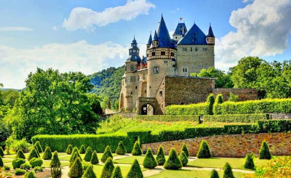 Замок Rhineland Palatinate Германия