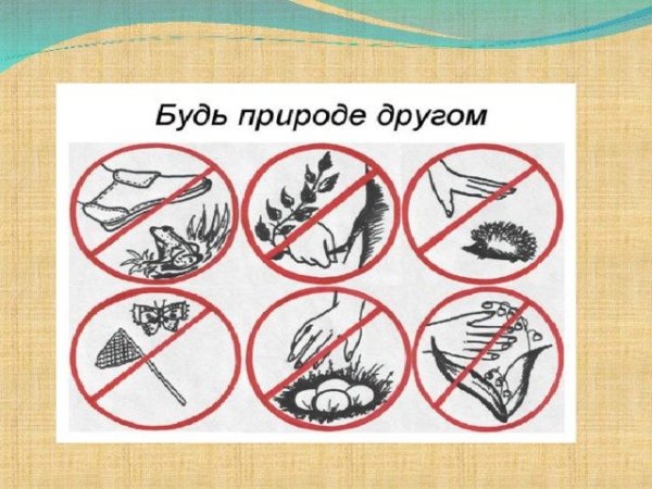 Знаки друзей природы
