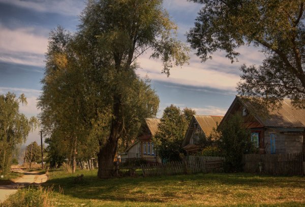 Пейзаж деревни