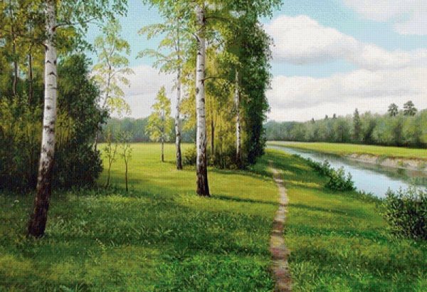 Российские просторы березы Есенин