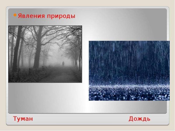Явления природы туман