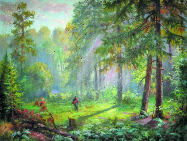Пришвин Михаил Михайлович Полянка в лесу