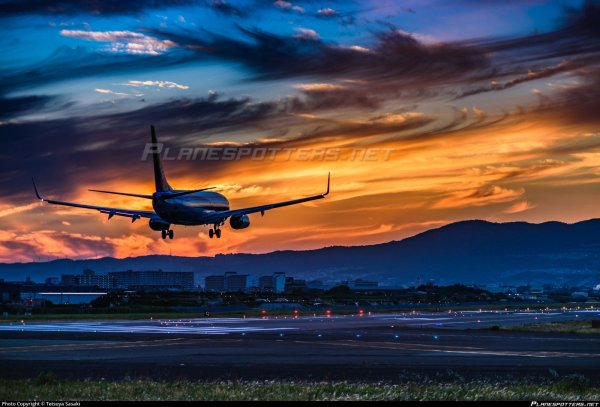 Boeing 737 рассвет