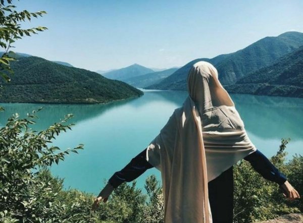 Мусульманка в горах