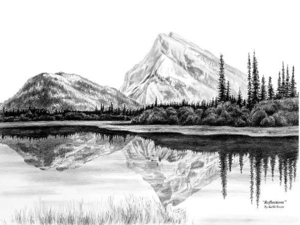Рисунок гор