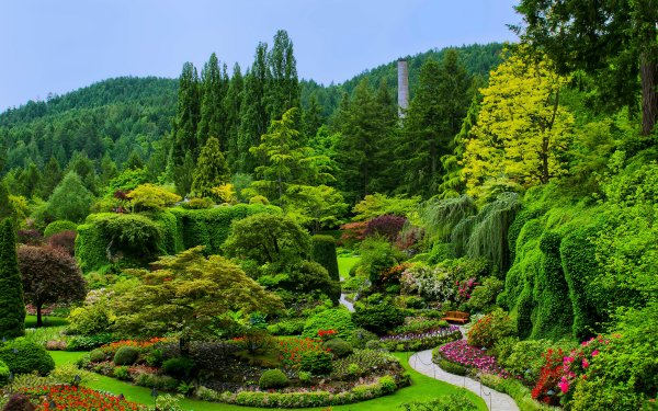"Сады Бутчартов (the Butchart Gardens) Ванкувер, Канада